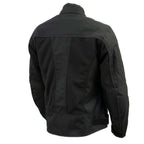 Milwaukee Leather Women's Shade Black Textile Motorcycle Jacket w/ CE Armor - MPL22706