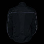Milwaukee Leather Women's Shade Black Textile Motorcycle Jacket w/ CE Armor - MPL22706