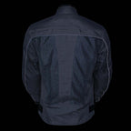 Milwaukee Leather Women's Shade Black/Grey Textile Motorcycle Jacket w/ CE Armor - MPL22707
