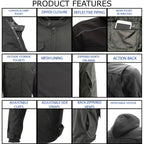 Milwaukee Leather Men's Requiem Mesh and 1300D Nylon Motorcycle Jacket with CE Armor, Removable Hoodie - MPM17018