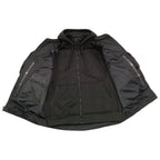 Milwaukee Leather Men's Requiem Mesh and 1300D Nylon Motorcycle Jacket with CE Armor, Removable Hoodie - MPM17018