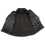Milwaukee Leather Men's Requiem Mesh and 1300D Nylon Motorcycle Jacket with CE Armor, Removable Hoodie - MPM17018