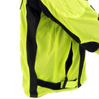Milwaukee Leather Men's Invasion Black/Neon Textile Motorcycle Jacket w/ CE Armor - MPM17028