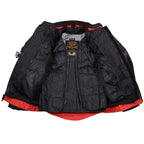 Milwaukee Leather Men's Venture Black/Red Textile Motorcycle Jacket w/ CE Armor - MPM17031