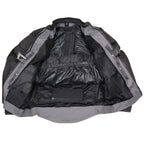 Milwaukee Leather Men's Venture Dark Grey/Black Textile Motorcycle Jacket w/ CE Armor - MPM17032
