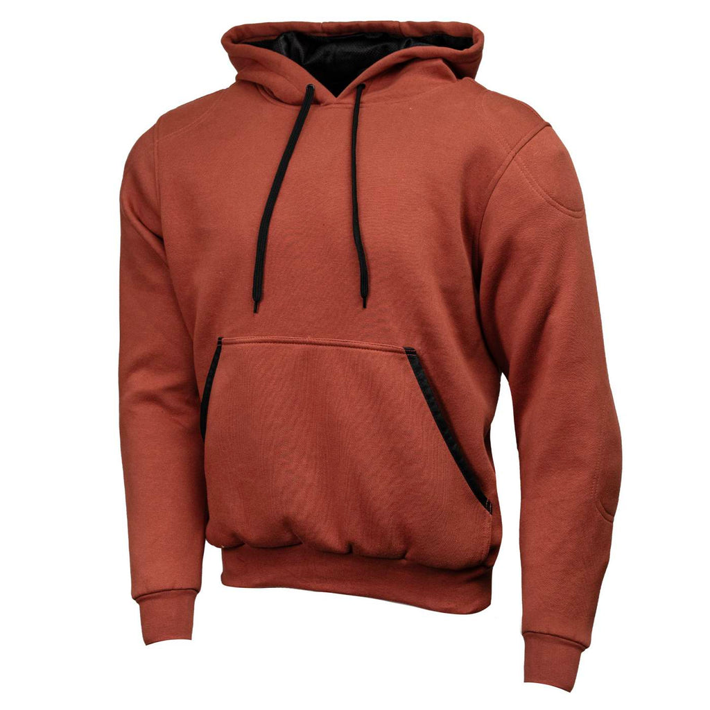 Milwaukee Leather Men's Streetguard Riding Hoodie - Aramid Reinforced with CE Shoulder and Elbow Armor