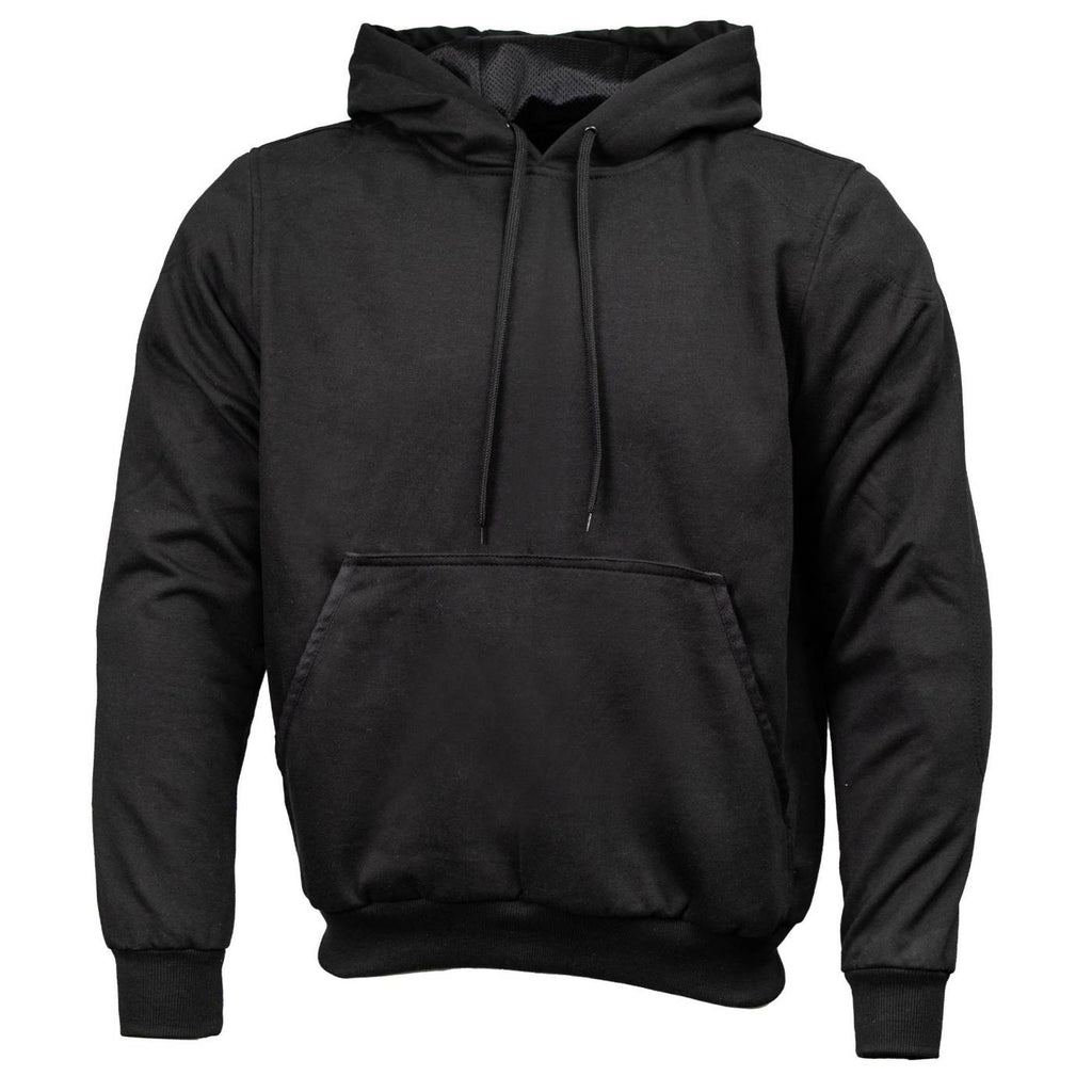 Milwaukee Leather Men's Streetguard Riding Hoodie - Aramid Reinforced with CE Shoulder and Elbow Armor
