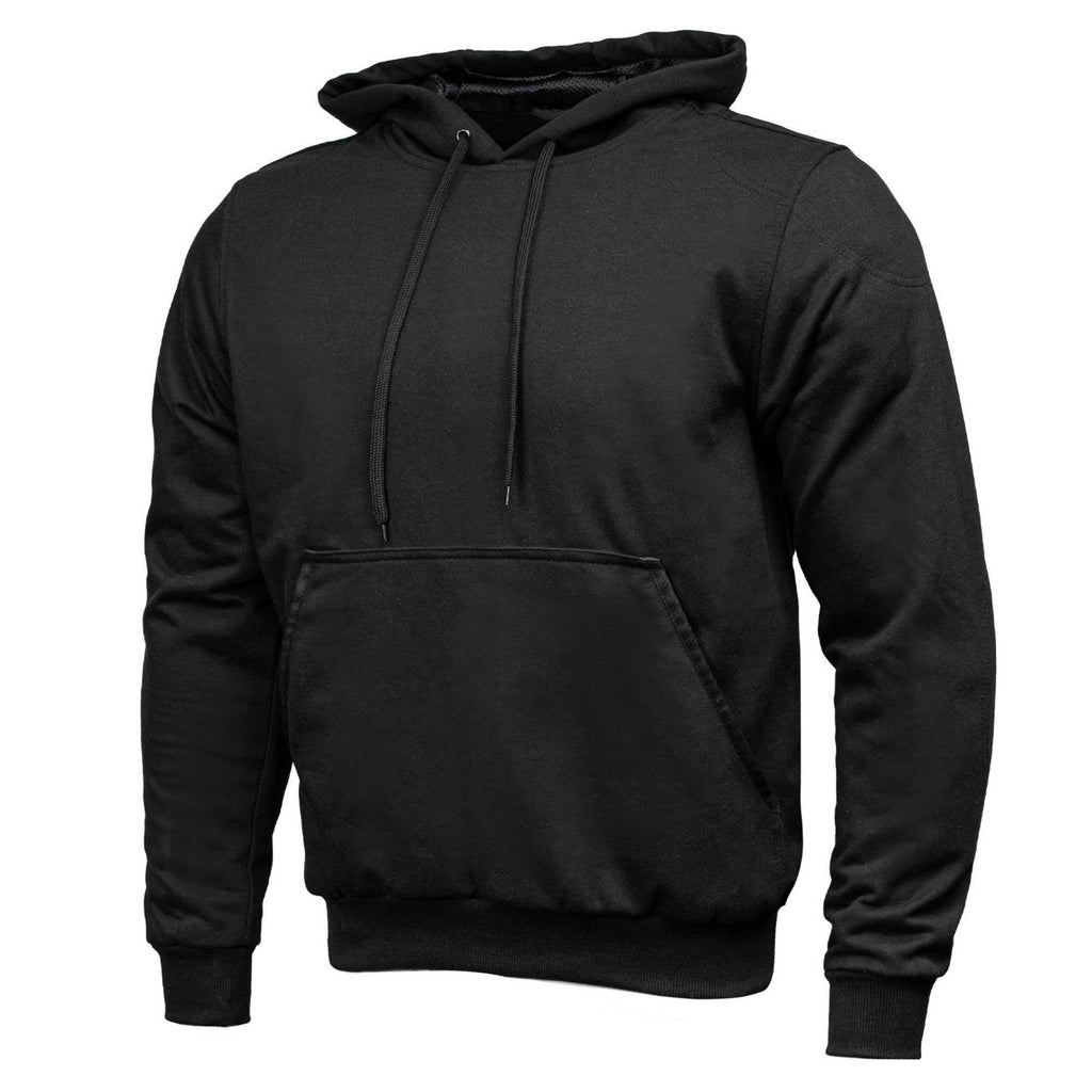 Milwaukee Leather Men's Streetguard Riding Hoodie - Aramid Reinforced with CE Shoulder and Elbow Armor