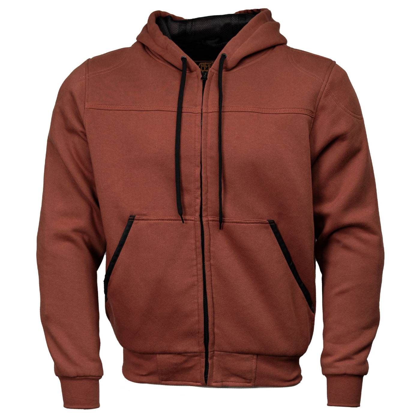 Milwaukee Leather Men's Streetguard Riding Hoodie - Aramid Reinforced with CE Shoulder and Elbow Armor
