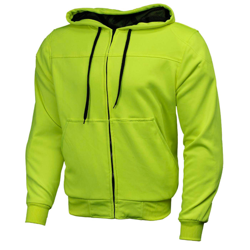Milwaukee Leather Men's Streetguard Riding Hoodie - Aramid Reinforced with CE Shoulder and Elbow Armor