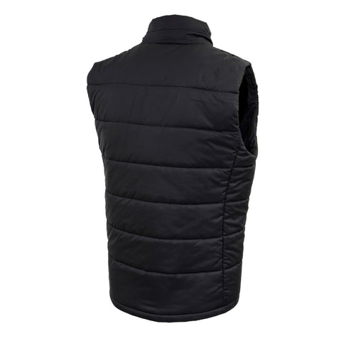 Nexgen Heat Men's NXM3301SET Puffer Black Heated Winter Vest for Outdoor Activities w/ Battery