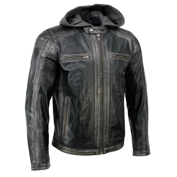 Milwaukee Leather SFM1846 Men's Black Fashion Casual Leather