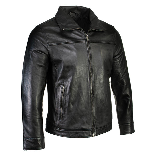 Boston Harbour 2.0 Men's Black New Zealand Lamb Leather Fashion