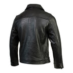 Boston Harbour 2.0 Men's Black New Zealand Lamb Leather Fashion Car Coat Jacket