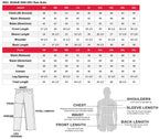 NexGen Men's SH2051 Black and Orange Hooded Water Proof Armored Rain Suit