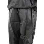 NexGen SH2342 Women's Black Water Resistant Rain Suit with Reflective Butterflies