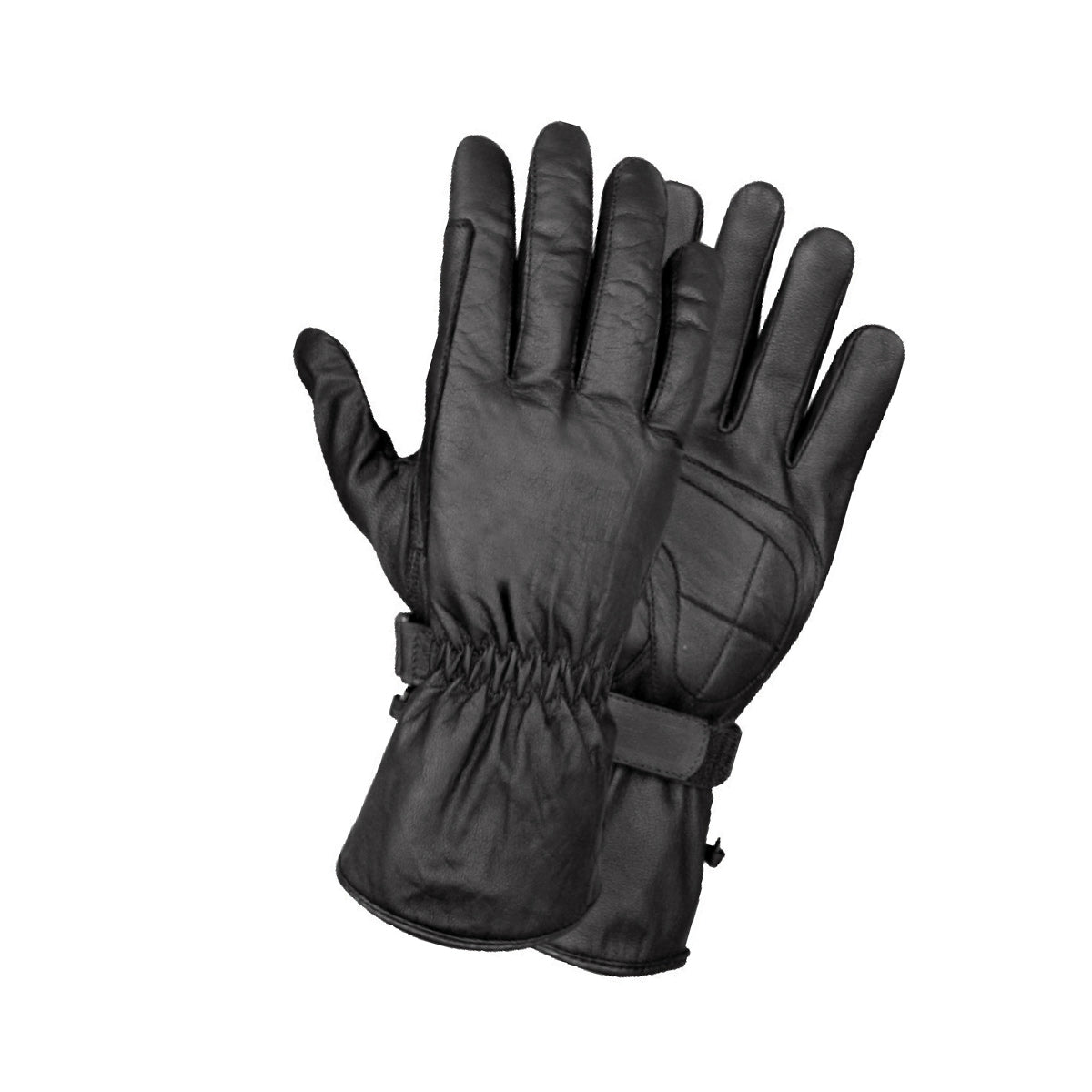 Milwaukee Leather SH736 Men's Black Textile Gauntlet Winter Gloves ...