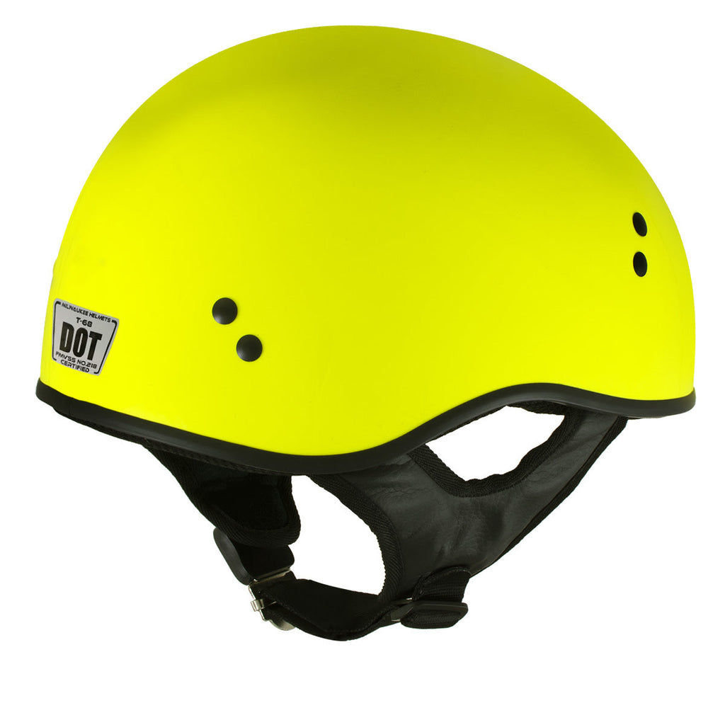fluorescent yellow motorcycle helmet D.O.T. & ECE Daytona Glide- Water repellent ES Chin cover comes installed HJC i91 Solid Modular Helmet