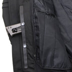 Milwaukee Leather LKM17014 Men's Matte Black Premium Leather Protective Motorcycle Racing Style Biker Jacket w/ CE Armor