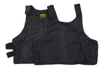 Milwaukee Leather SH1367 Men's Black Leather Swat Style Rider Vest w/ Plain Back Panel for Club Patches
