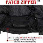 Milwaukee Leather LKM17015 Men's Premium Black Leather Vented Racer Style Motorcycle Bker Jacket w/ CE Armor