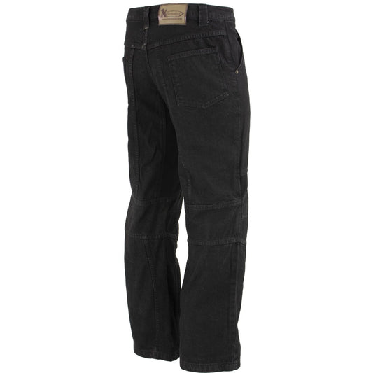 Xelement 860 Men's 'Classic' Black Loose Fit Leather Pants