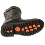 Milwaukee Leather MBM9020W Mens Wide Width Black 11 Inch Classic Engineer Motorcycle Leather Boots - Milwaukee Leather Mens Boots