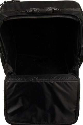 X-680-Bag Motorcycle Large Textile Sissy Bar Travel Bag - Black