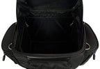 Milwaukee Leather SH682-Black Medium Motorcycle Textile Sissy Bar Travel Bag