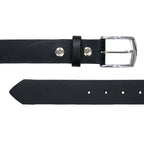 Hot Leathers Full Skull Black Leather Belt BLA1042
