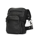 Hot Leathers CPL1001 Black Clip Pouch Leather Thigh Bag