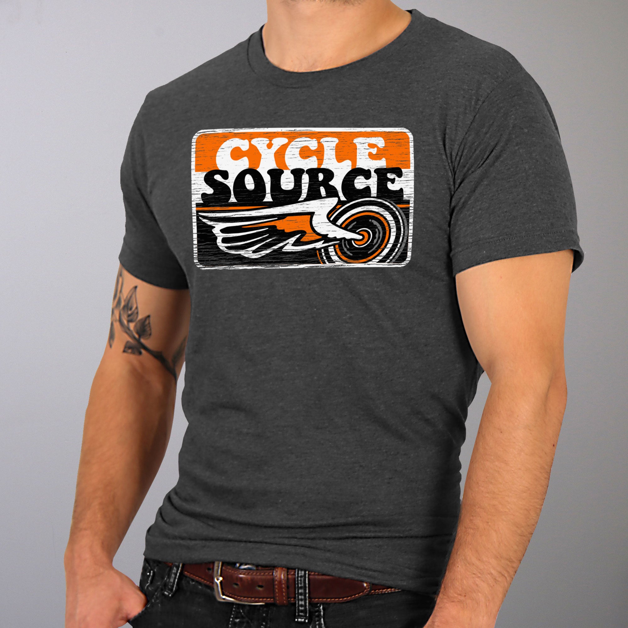 Official Cycle Source Magazine Source Stripes Logo