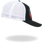 Hot Leathers GSH1025 Tattered Flag Trucker Hat