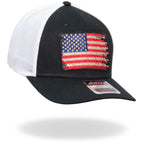 Hot Leathers GSH1025 Tattered Flag Trucker Hat