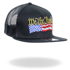 Hot Leathers We The People Snap Back Flat Brim Hat GSH2043