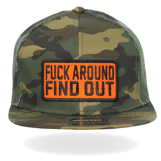 FAFO Patch and American Made Hat Combo, Camo