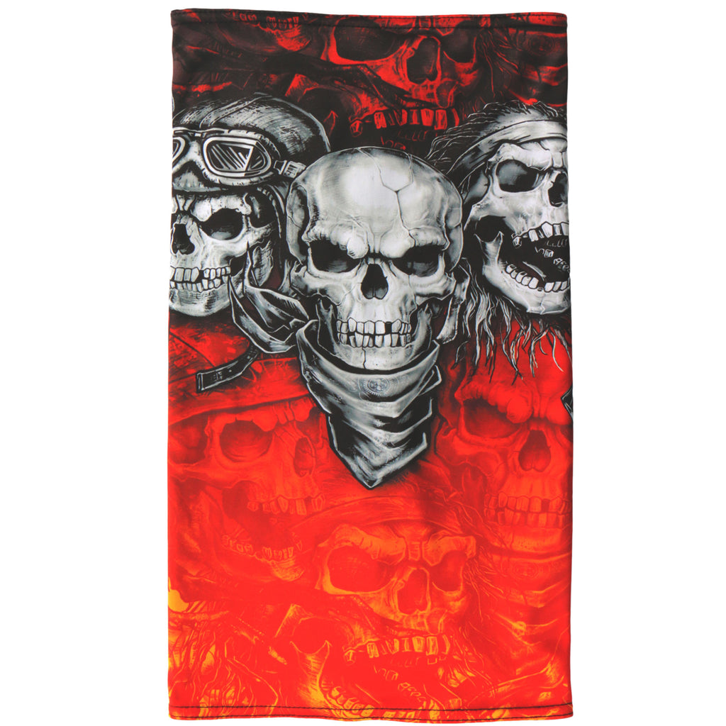 Hot Leathers HWN2028 Over The Top Skulls Neck Gaiter