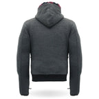 Hot Leathers JKL1033 Ladies Biker Black Leather Motorcycle Jacket with Removable Hoodie