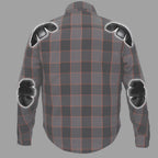 Hot Leathers Men's 'Deadman' Multi/Color Cotton Flannel Shirt - Button Front - Riding Protective Wear - JKM3010