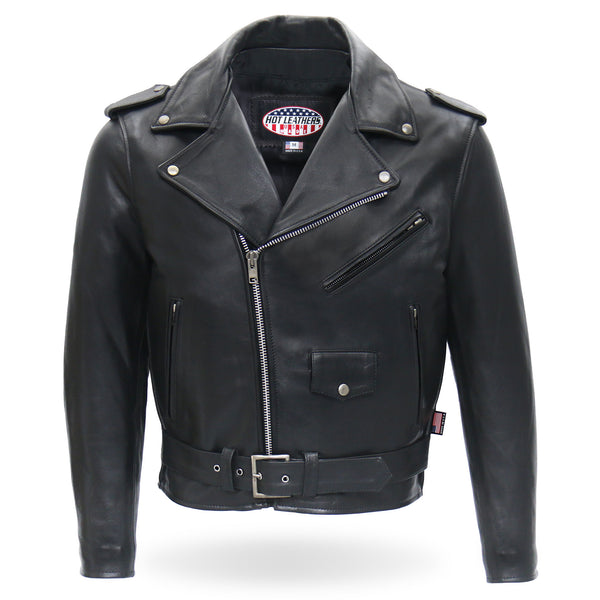 【HOT LEATHERS】シングルライダースジャケット Hot leather シングルライダースジャケット - FULLNELSON