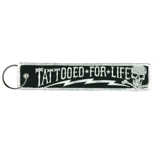 Hot Leathers Tattooed For Life Key Chain Fob