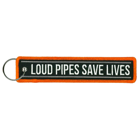 Hot Leathers Loud Pipes Save Lives Key Chain Fob