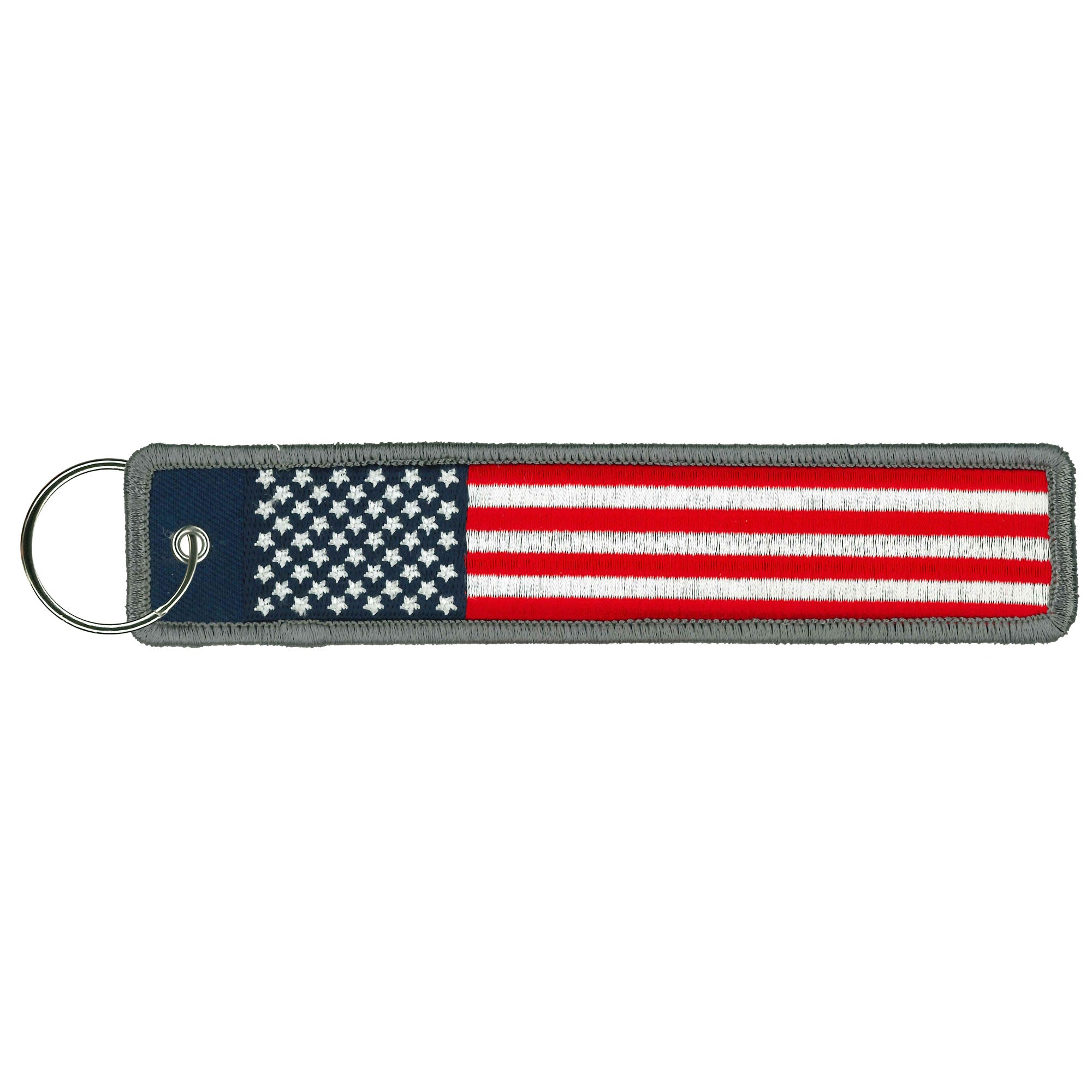 Hot Leathers American Flag Key Chain Fob