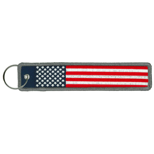 Hot Leathers American Flag Key Chain Fob