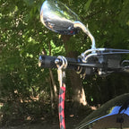 Hot Leathers MWH1102 ‘Get Back’ Genuine Red and Black Leather Whip