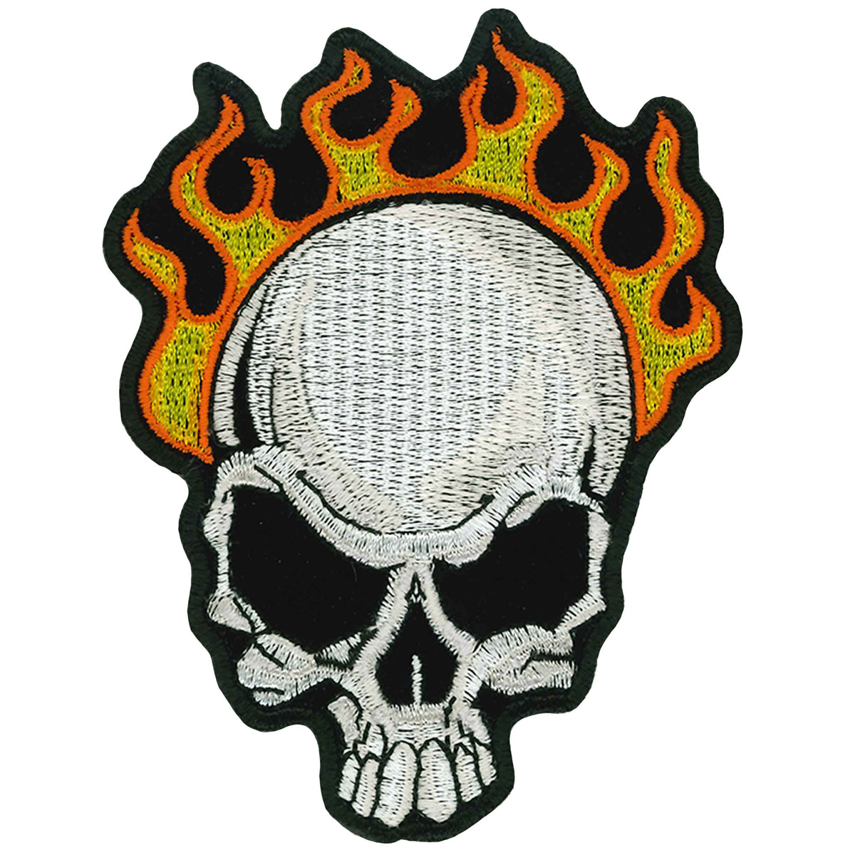 PATCH FIRE SKULL