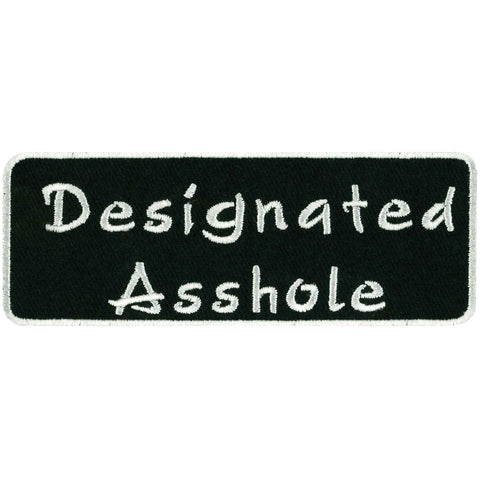 Hot Leathers PPL9096 Designated Asshole 4" Patch