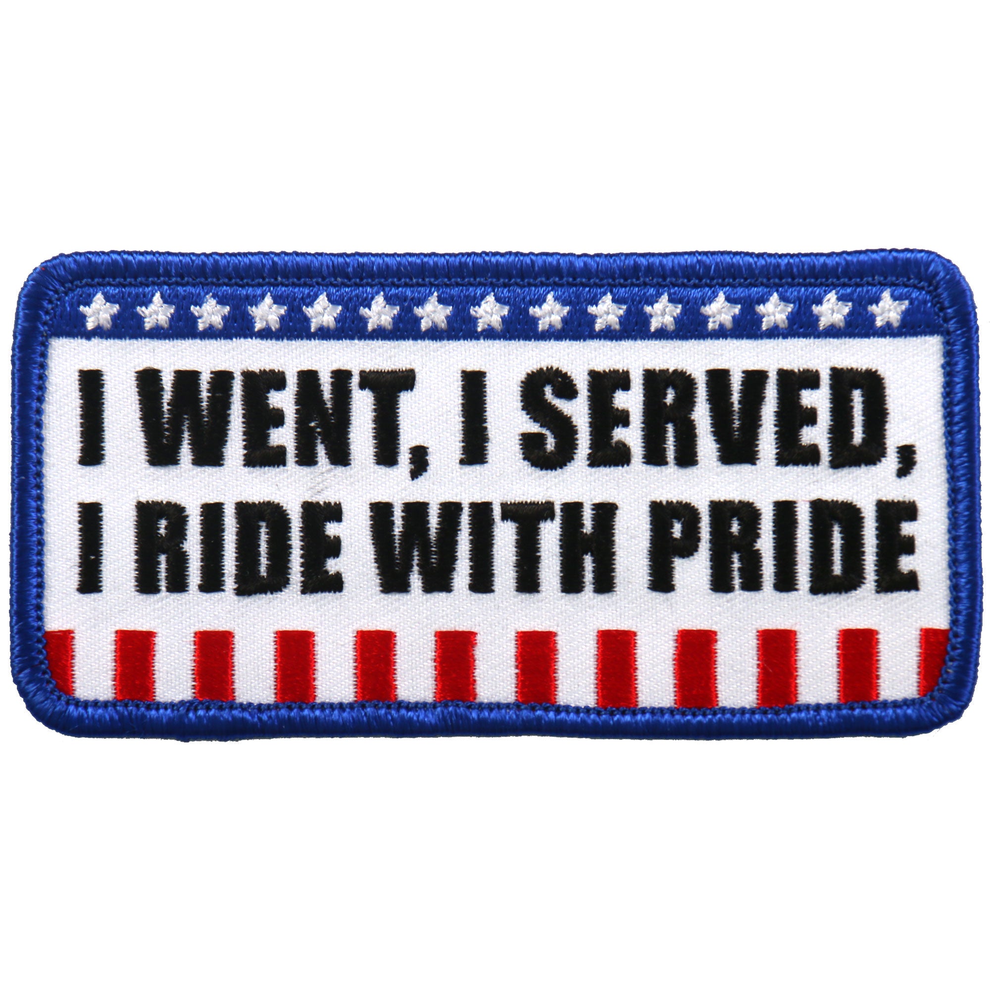 PATCH I WENT I SERVED I RIDE