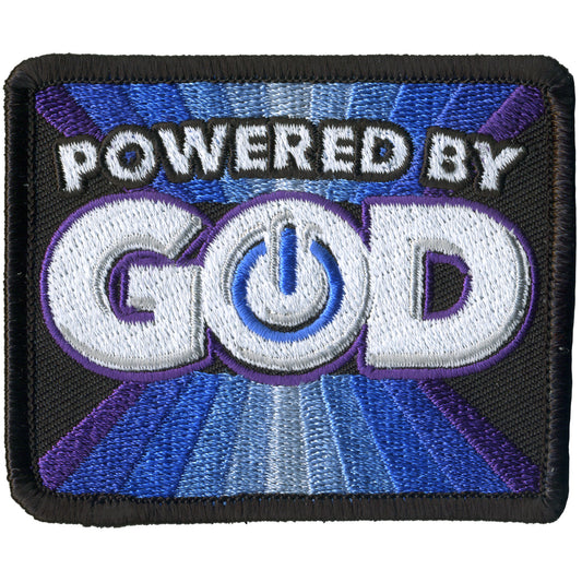 Hot Leathers Powered By God Patch