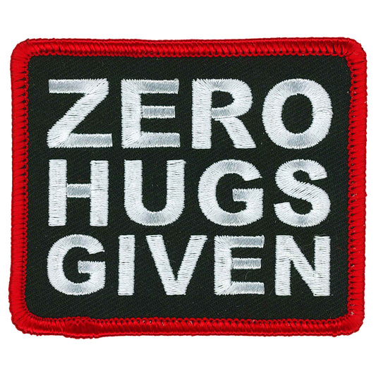 Hot Leathers Zero Hugs Given Patch